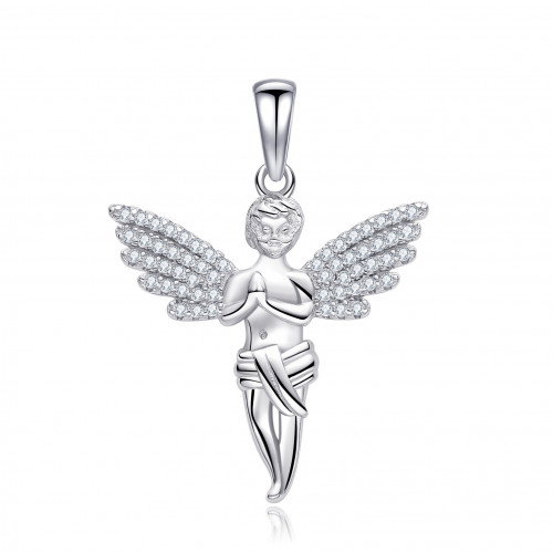 Strieborný prívesok anjelik