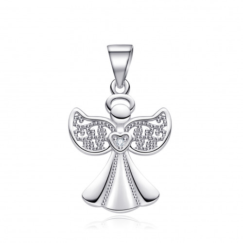 Strieborný prívesok anjelik