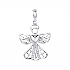 Strieborný prívesok anjelik