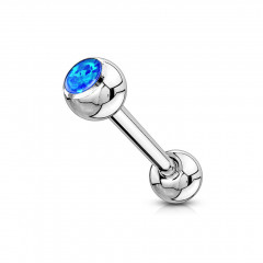 Piercing do jazyka s opálom