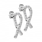 Oceľové náušnice so zirkónmi