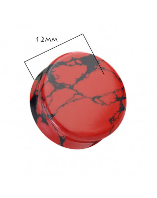 Mramorovaný plug do ucha