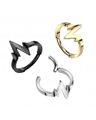 Oceľový kruh - helix / cartilage piercing