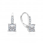 Strieborné náušnice so zirkónmi