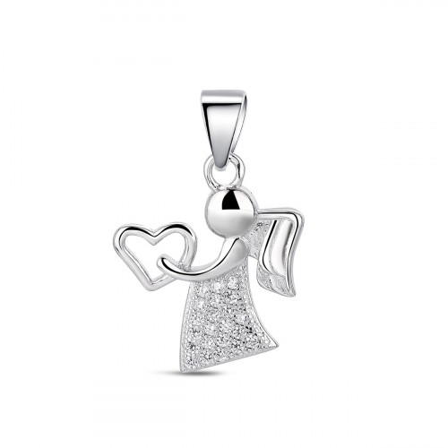 Strieborný prívesok anjelik
