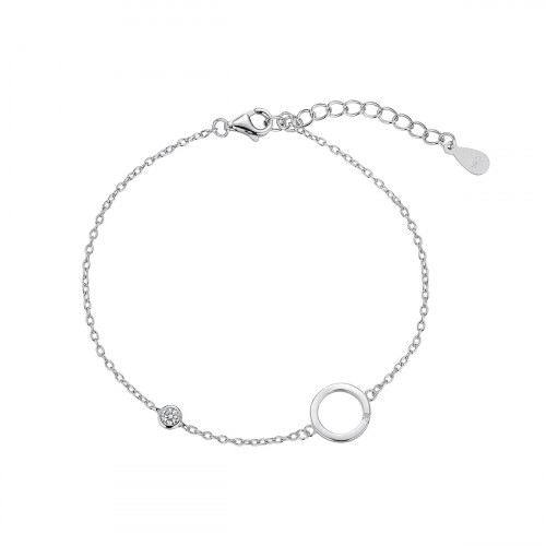 Strieborný náramok s kolieskom