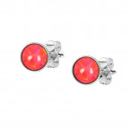 Strieborné opálové náušnice