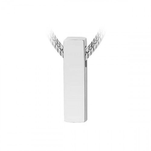 Navliekací oceľový prívesok iniciála - písmeno