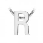 Navliekací ocelový prívesok iniciála - písmeno