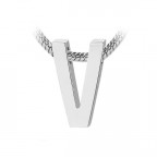 Navliekací ocelový prívesok iniciála - písmeno