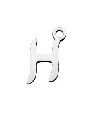 Drobný oceľový prívesok - písmeno - iniciála