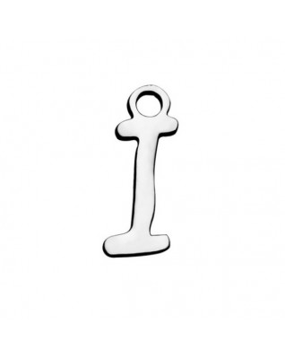 Drobný oceľový prívesok - písmeno - iniciála