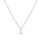 Ocelový náhrdelník, písmeno