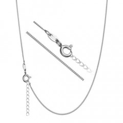 Strieborná retiazka "pancer", hr. 1 mm