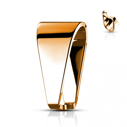 Oceľový záves - šlupna pozlátená 3 x 7 mm