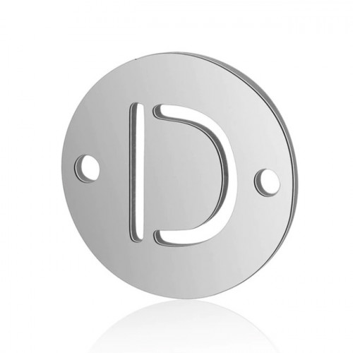 Oceľový komponent - iniciálka D