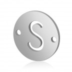 Oceľový komponent - iniciálka S