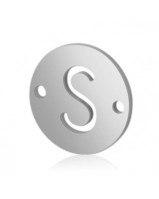 Oceľový komponent - iniciálka S
