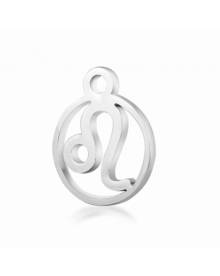 Drobný okrúhly oceľový prívesok - znamenie horoskopu