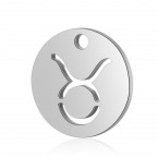 Drobný okrúhly oceľový prívesok - znamenie horoskopu