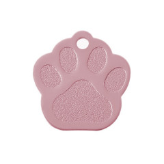 Hliníková psia známka labka