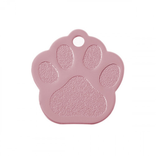 Hliníková psia známka labka