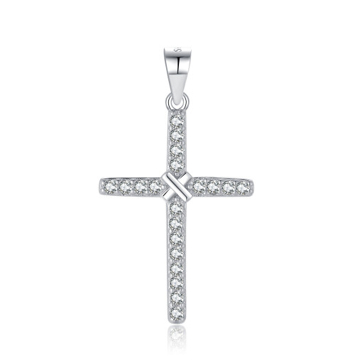 Strieborný prívesok krížik