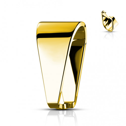 Oceľový záves - šlupna pozlátená 5 x 10 mm