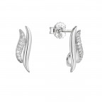 Strieborné náušnice so zirkónmi