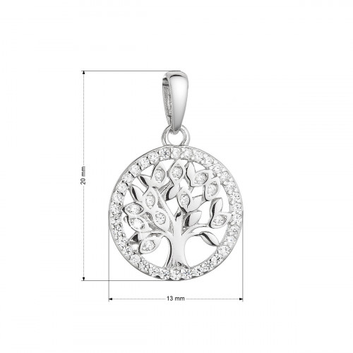 Strieborný prívesok malý strom života