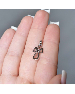 Strieborný prívesok anjel