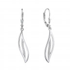 Visiace náušnice so zirkónmi