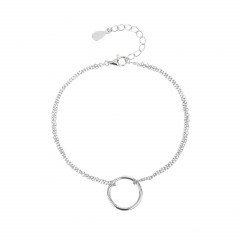 Strieborný náramok s kolieskom