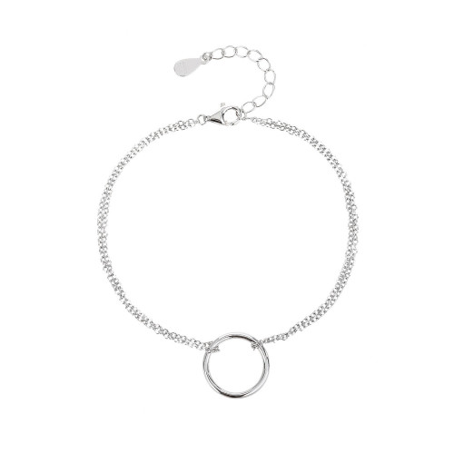 Strieborný náramok s kolieskom