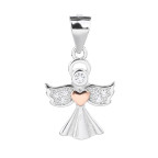 Strieborný prívesok anjelik