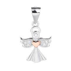 Strieborný prívesok anjelik