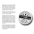 Strieborné náušnice s modrým okrúhlym syntetickým opálom