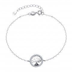 Dámsky strieborný náramok strom života