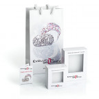Strieborné náušnice s kryštálmi Swarovski, crystal