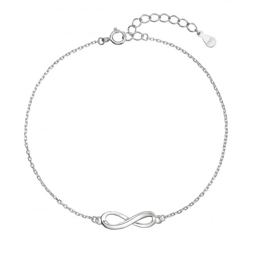 Strieborný náramok nekonečno