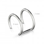 Falošný piercing do ucha