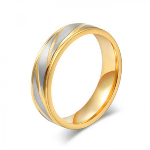 OPR0044 Oceľový snubný prsteň, šírka 4 mm