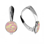 Strieborné opálové náušnice