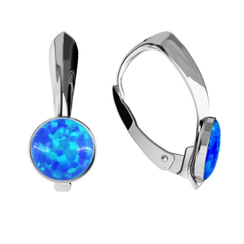 Strieborné opálové náušnice