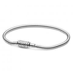 Strieborný náramok na navliekanie korálikov