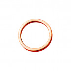 Oceľový komponent na náramok - krúžok 15mm