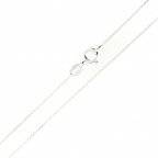 Strieborná retiazka - štvorcová, hr. 0,7 mm