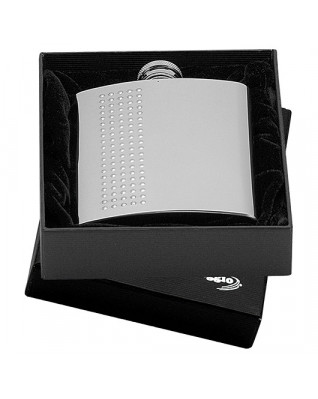 Oceľová vrecková fľaša - ploskačka 210ml v darčekovom balení