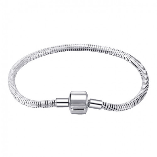 Oceľový náramok - had, dĺžka 20 cm