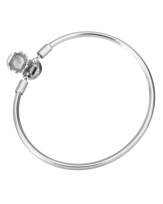 Oceľový náramok na navliekanie korálikov